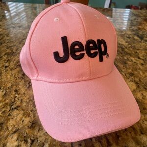 Jeep Logo Pink Cap